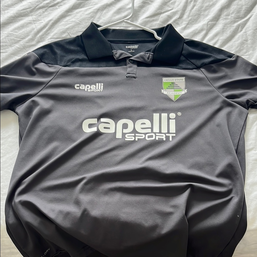 Capelli of New York Black Polo Shirt